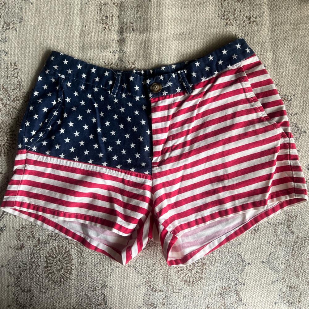 Chubbies The Miss Mericas American Flag Shorts Medium